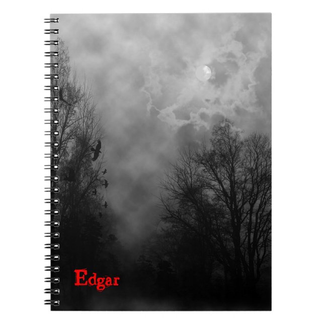 Haunted Gothic Sky Carnet personnalisé (Devant)