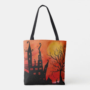 Haunted House Halloween Sac fourre-tout