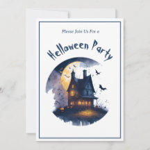 Haunted Maisons Halloween Invitation