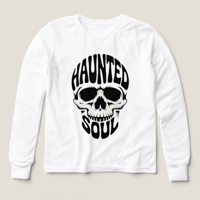 Haunted Soul Skull Typography (Motif recto)