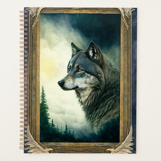 Haunting Digital Illustration Wolf (Devant)