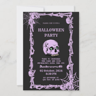 Hauntingly Elegant Halloween Party Invitation