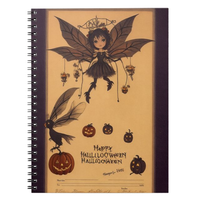 Hauntings Éffrayant Carnet d'Halloween (Devant)