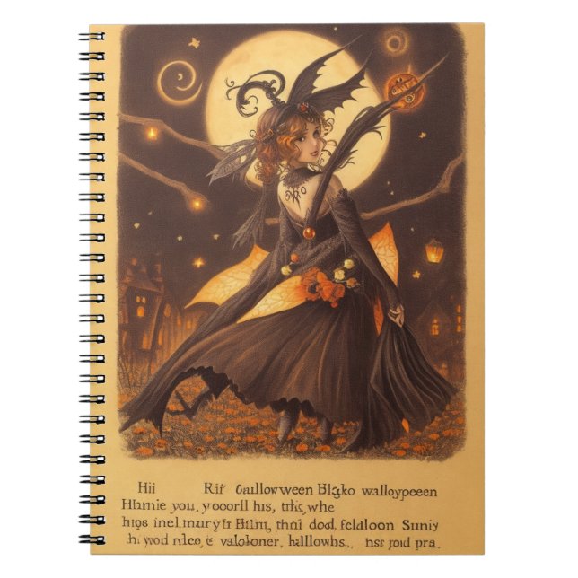 Hauntings Éffrayant Carnet d'Halloween (Devant)