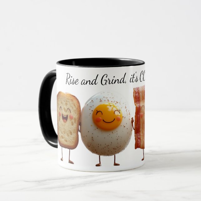 Hausse et moulage Tasse à café bicolore (Devant gauche)