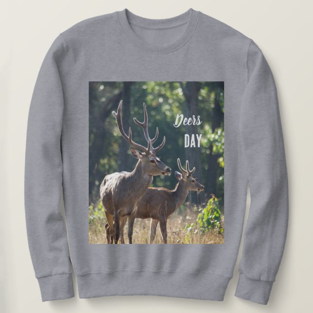 Haut à manches longues Deers Day (Design devant)