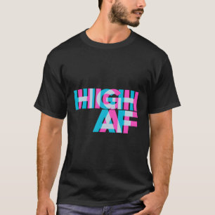 Haut Af Trippy Illusion Optique Word Art Design