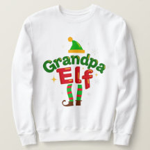 Haut assorti pour les fêtes de famille de Papi Elf
