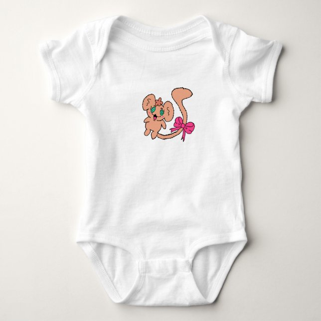 Haut bébé singe mignon (Devant)