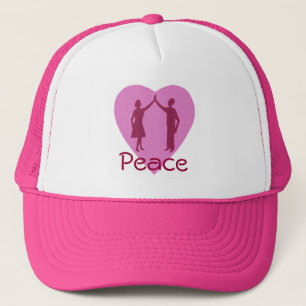 Haut cinq, homme et femme silhouette casquette de