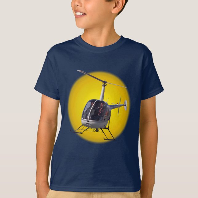 Haut Cool Chopper Kid's Helicopter T-shirt (Devant)
