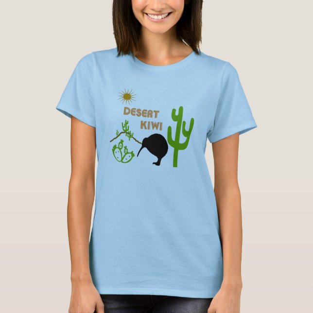 Haut de chemise pour femmes Desert Kiwi (Devant)
