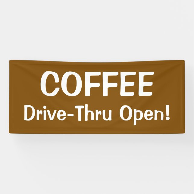 HAUT DE GAMME À COFFEE Banderole (Horizontal)