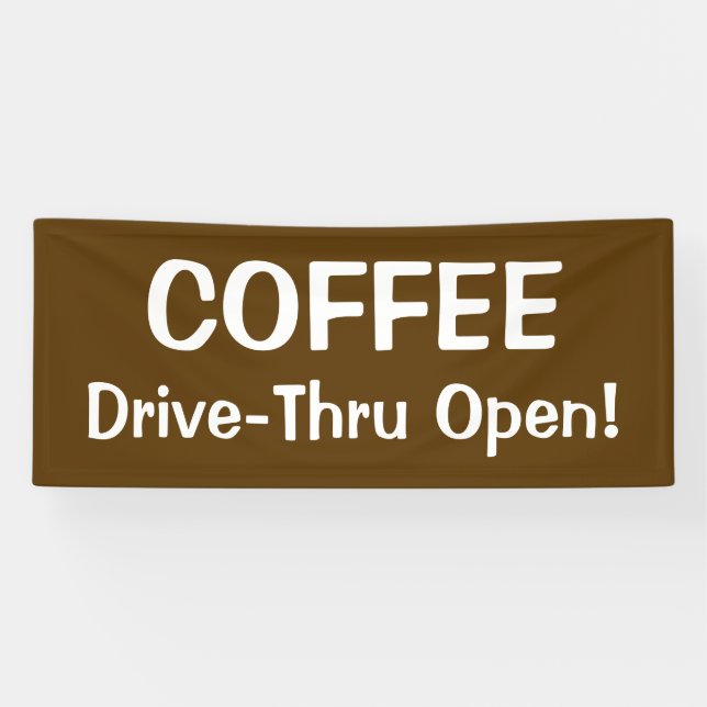 HAUT DE GAMME À COFFEE Banderole (Horizontal)