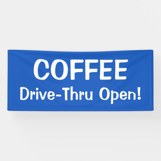 HAUT DE GAMME À COFFEE Banderole (Horizontal)