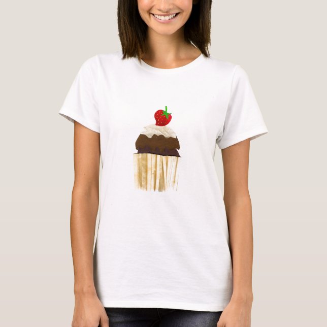 Haut de la sangle spaghetti Cupcake (Devant)