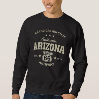 Haut de sweat-shirt graphique Route 66 Arizona Cla