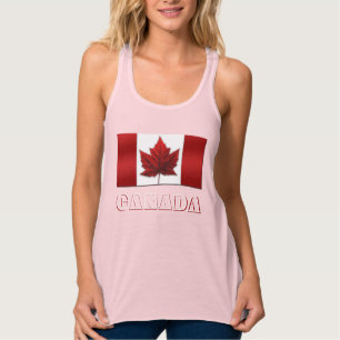 Haut de tank pour femmes du drapeau du Canada Cade