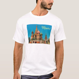 Haut du T-shirt Russie du Carré rouge de Moscou