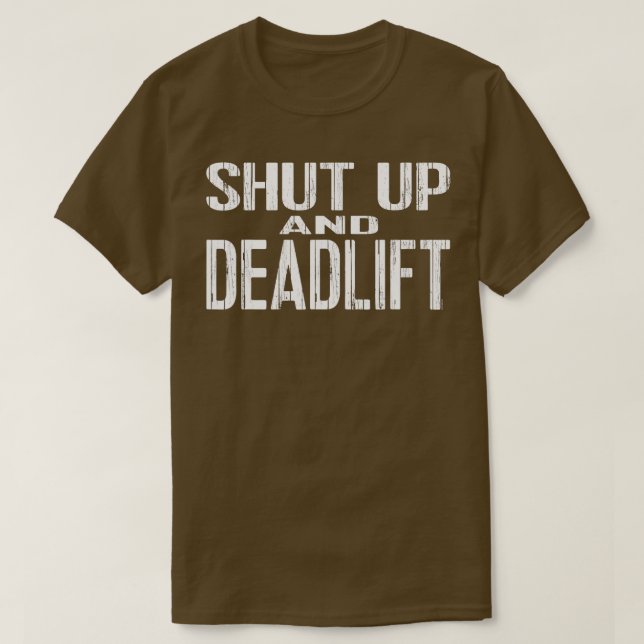HAUT ET DEADLIF, levage et haltérophilie (Design devant)