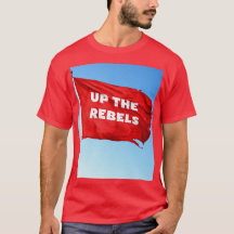 Haut le T-shirt rouge Rebels