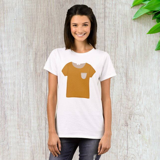 Haut minimaliste jaune moutarde (Créateur téléchargé)