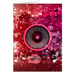 Haut-parleur de musique et plaques de peinture