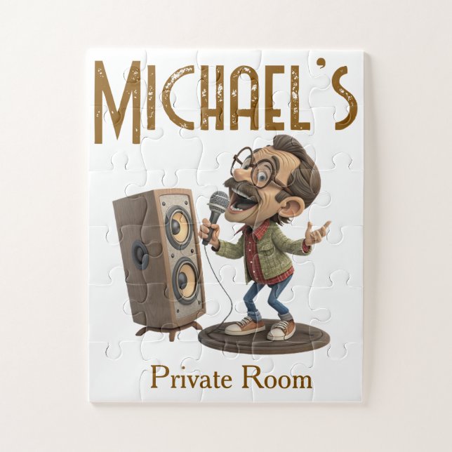 Haut-parleur microphone adorable Puzzles  (Vertical)
