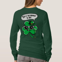 Haut personnalisé O' Le Shamrock du Mornin'
