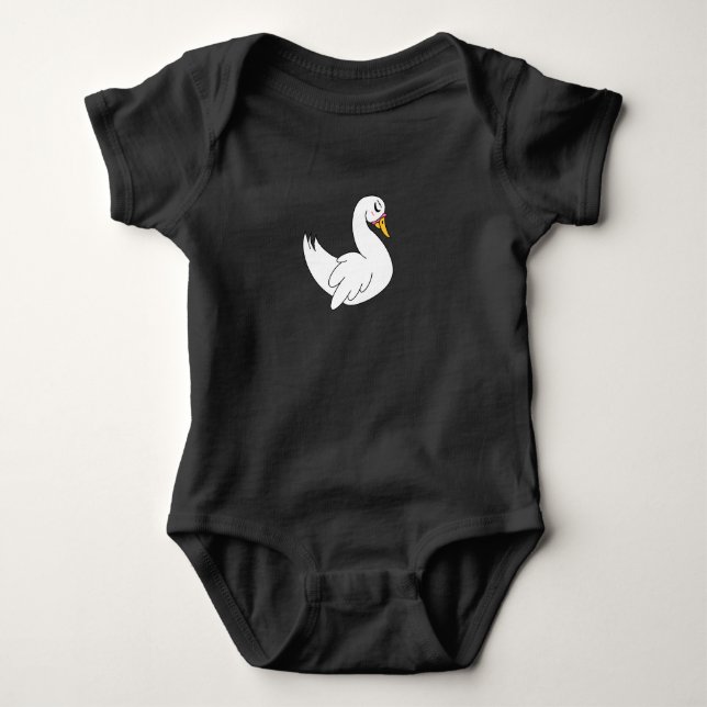 Haut simple pour bébé cygne (Devant)