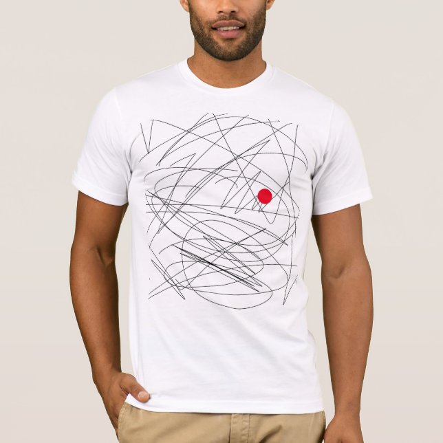Haut T-Shirt à point rouge et vie abstraite (Devant)