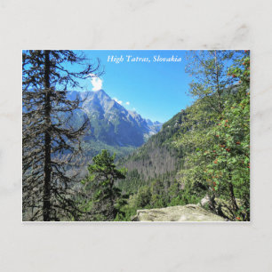 Haut Tatra Mounts, Slovaquie, Carte postale