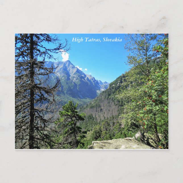 Haut Tatra Mounts, Slovaquie, Carte postale (Devant)