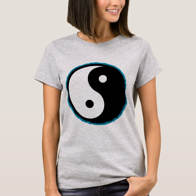 Haut Yin Yang Tie Dye Amour et Paix (Devant)