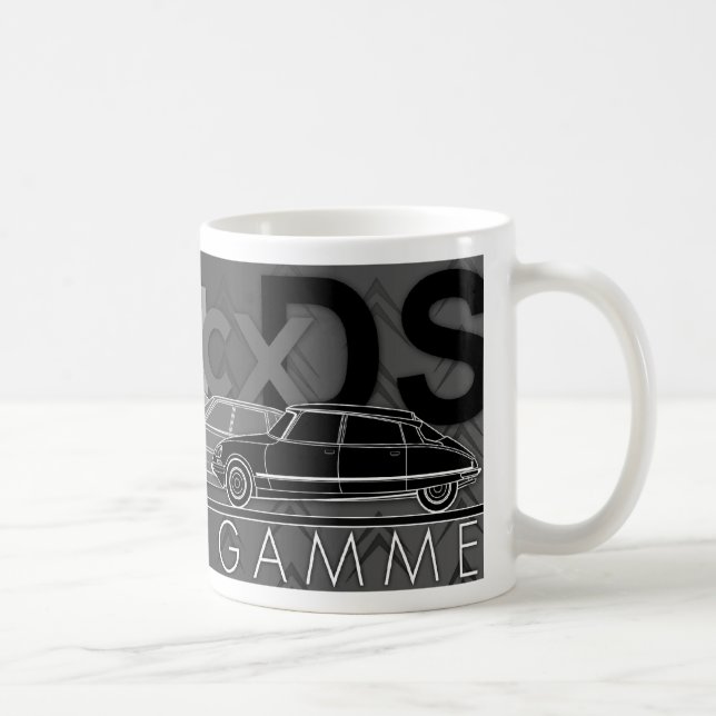 "Haute de Gamme" a illustré la tasse de voiture de (Droite)