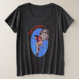 Hauteur vintage de Raglan fée Rockabilly vers le h