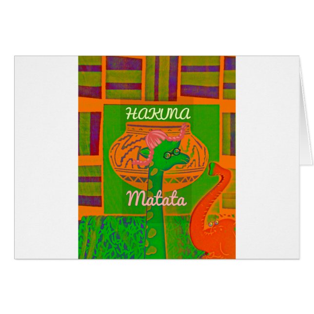 Hauteurs de Whimsical : Belle girafe drôle Africai (Devant horizontal)