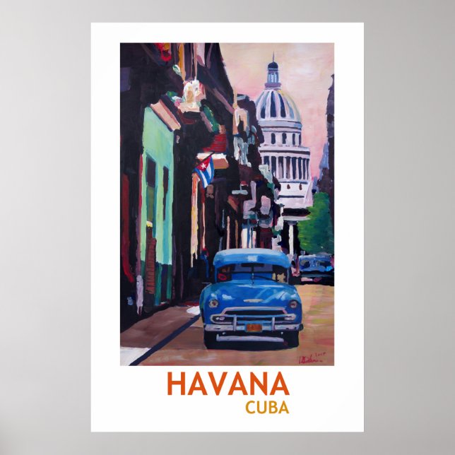 Havana Cuba - Poster de style rétro II (Devant)