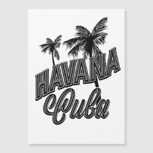 Havana Cuba typographie vintage art.