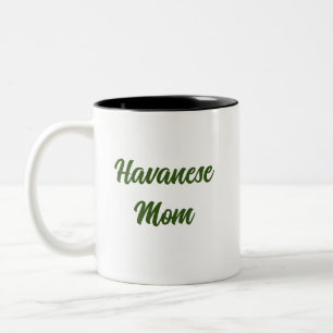 Havanais maman Mug avec un Havanais blanc