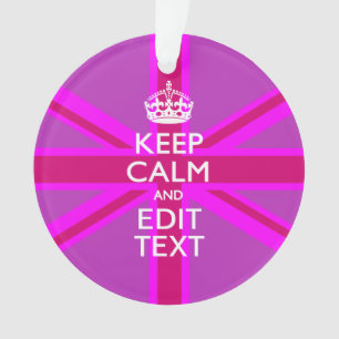 Have Your Keep Calm Text on Pink Union Jack