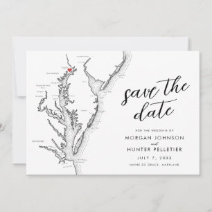 Havre de Grace Maryland Carte Mariage moderne