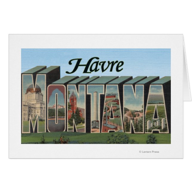 Havre, MontanaGrandes lettres ScènesHavre, MT (Devant horizontal)
