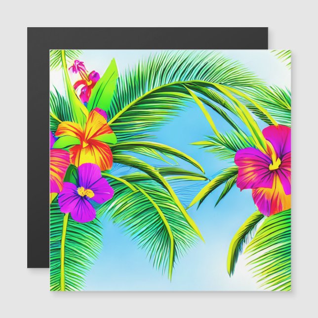Hawaï Tropical Motif sans couture (Devant / Derrière)