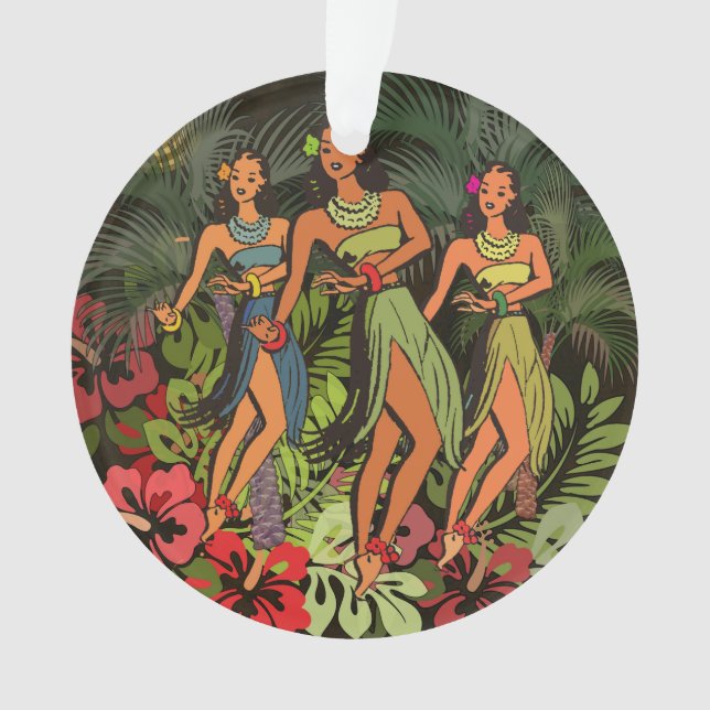 Hawaii Aloha Palm Hula Art Design (devant)