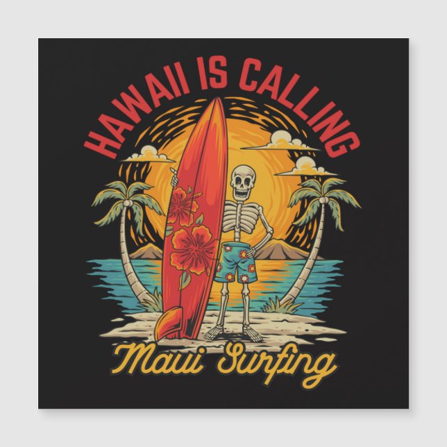 Hawaii Appelle Maui Surfant les Vibrations de l'Îl (Devant)