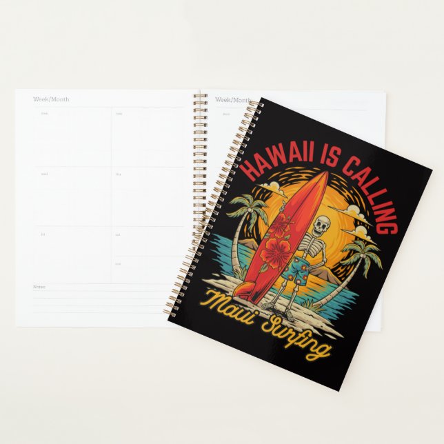 Hawaii Appelle Maui Surfant les Vibrations de l'Îl (Devant avec enveloppe)