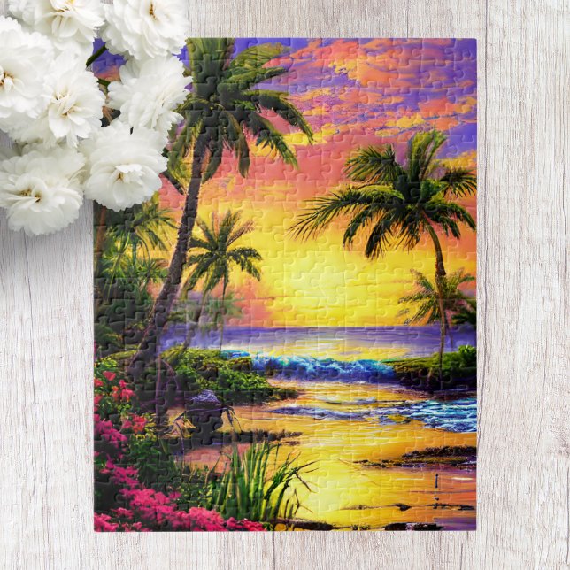 Hawaii Beach Scenery Jigsaw Puzzle (Créateur téléchargé)