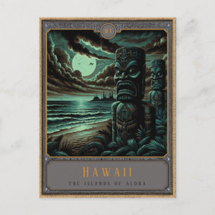 Hawaii Carte postale Art gothique