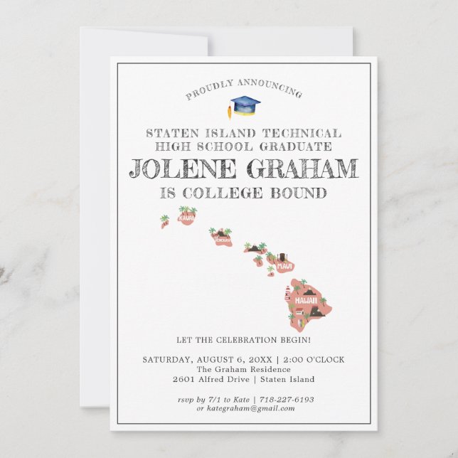 Hawaii | College Bound Graduation Party (Devant)